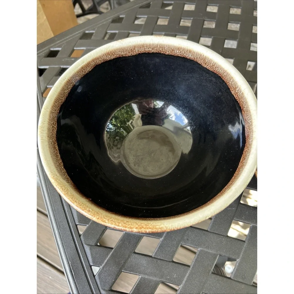 pfaltzgraff 8 Inch 6 Inch‎ Set Brown Drip Bowls Serving Mixing